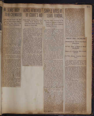 1882 Scrapbook of Newspaper Clippings Vo 1 074